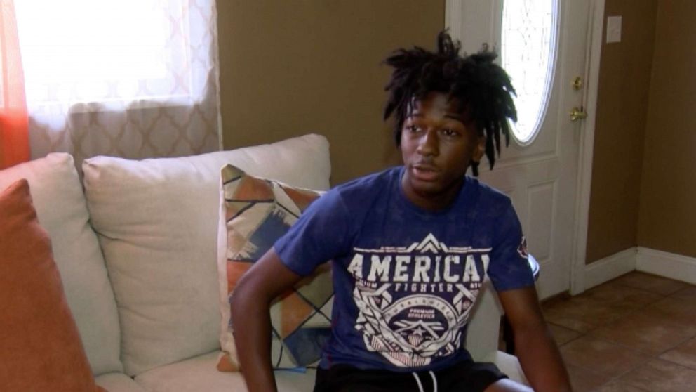 Corion Evans, 16, jumped in to the Pascagoula River to save four people after a car drove off a boat launch on July 3, 2022, in Moss Point, Miss. (WLOX)